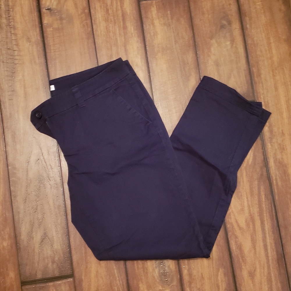 Navy chinos